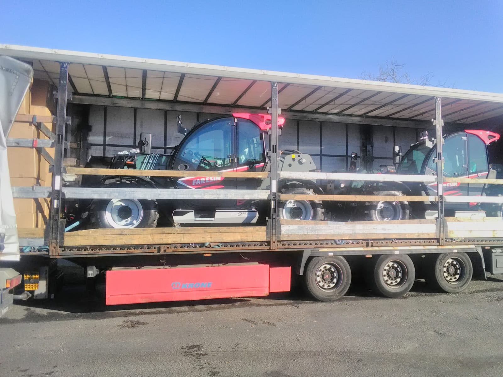 Truck on the move