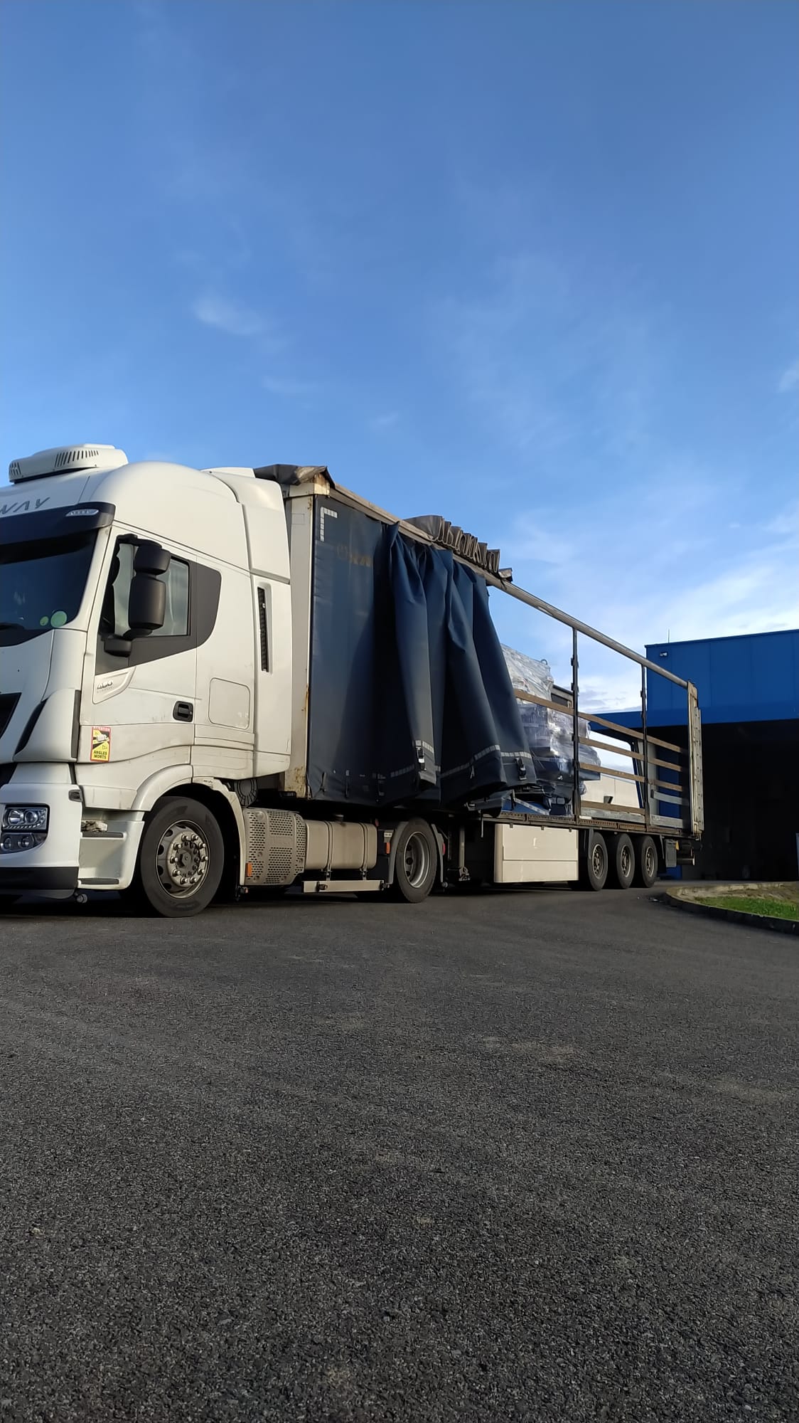 Truck at loading dock